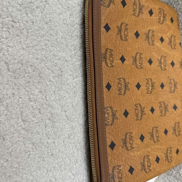 MCM Monogram Pouch Brown Color - Picture 2 of 7